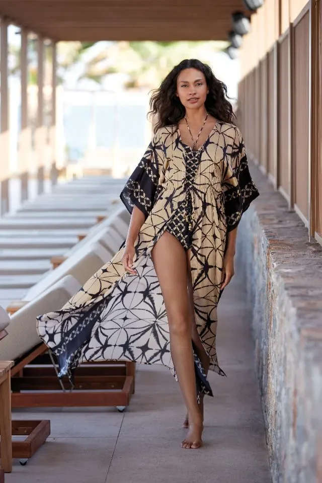 Opera ( Sunflair ) strandkleed: Kimono, lang ( SUNF.192 )