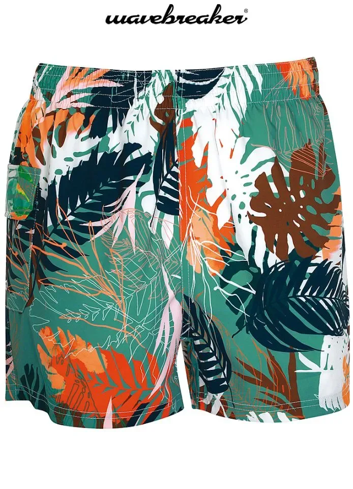 Wavebleaker Heren zwemshort: Multicolor, los model ( SUNF.177 )