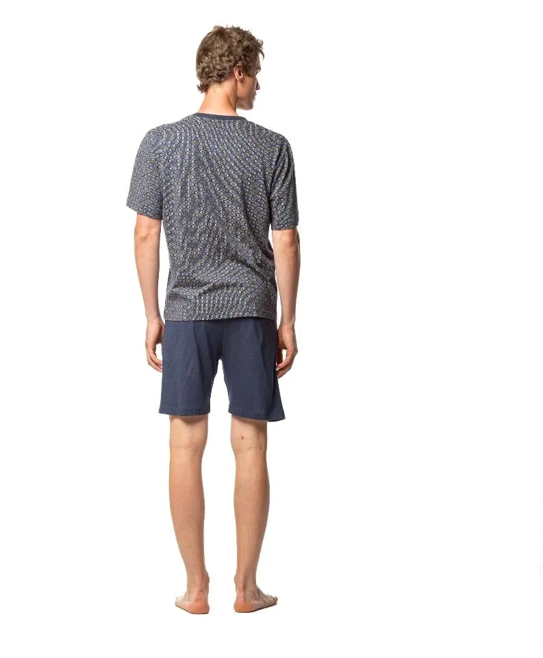 Soy ( Egatex ) Heren pyjama: Blauw ( EGA.464 )