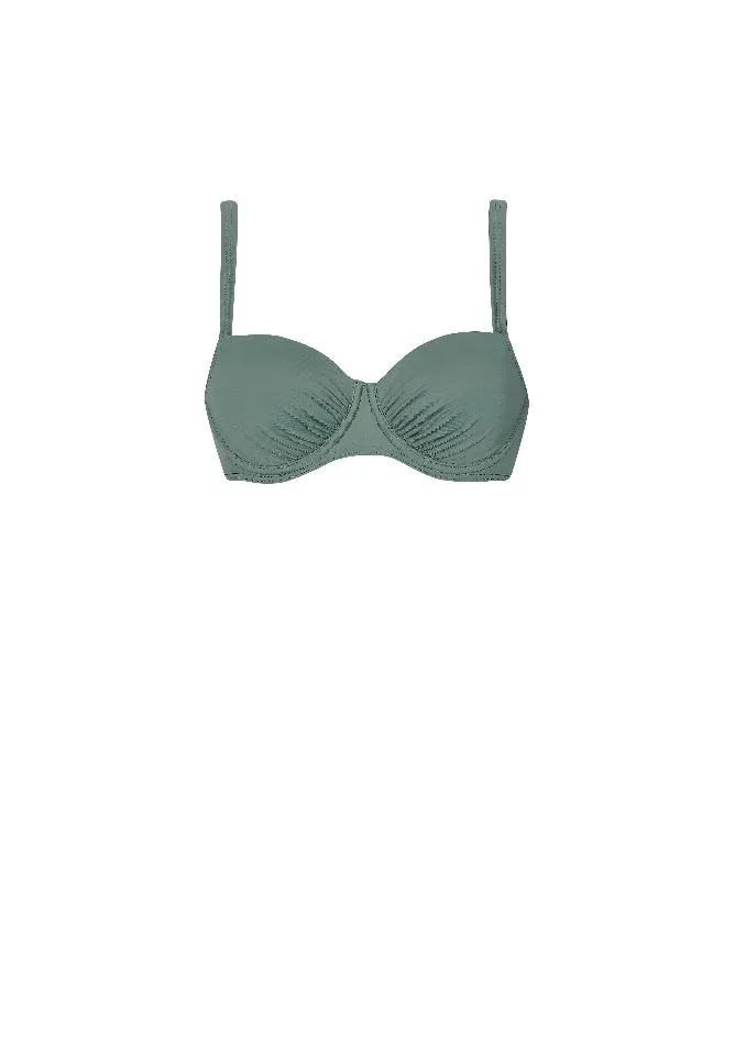 Sunflair Bikini Top: kaki, voorgevormd ( color up collection) ( SUNF.200 )