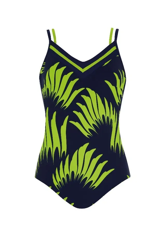 Sunflair badpak: Blauw / groen, Tot maat 50 ( SUNF.179 )