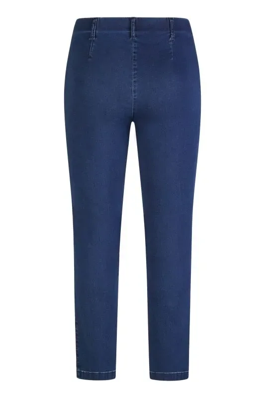 KJ Brand Jeansbroek: Elastiek in de lenden, Susie ( BRA.325 )