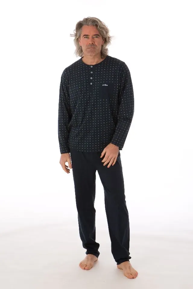 Perlina Pyjama heren: Clement, 100% katoen ( LINA.80 )