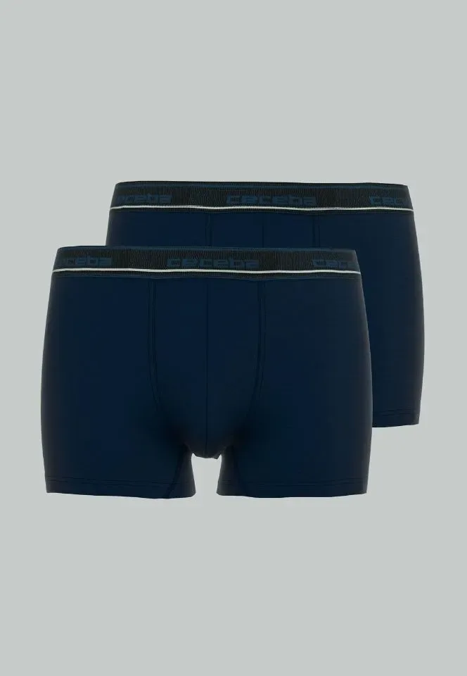 Ceceba Heren Boxershort: Duopack, Blauw, Bamboo ( CEC.47 )