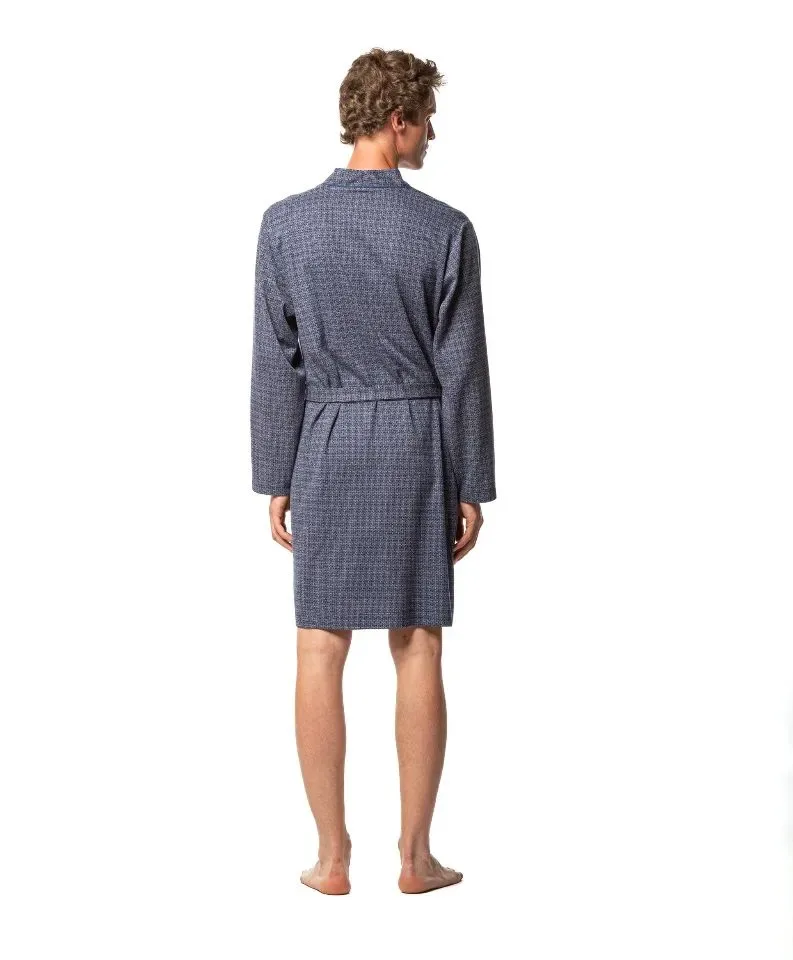 Egatex ( Soy ) Heren Kamerjas: Blauw, lichte kwaliteit, boven de knie lengte ( EGA.477 )
