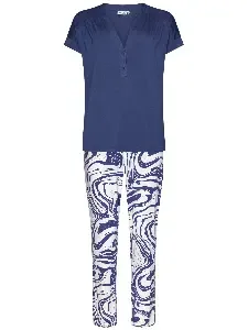 Pastunette Pyjama dames: korte mouw / lange broek, Viscose ( PAS.91 )