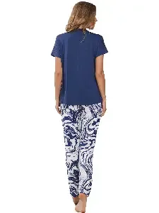 Pastunette Pyjama dames: korte mouw / lange broek, Viscose ( PAS.91 )
