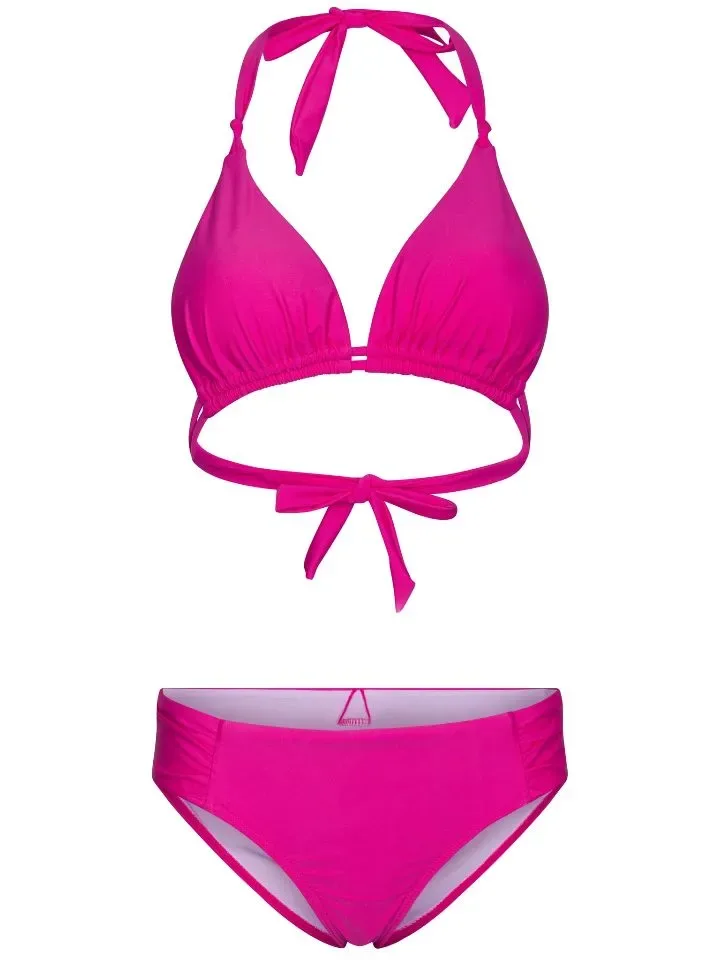 Pastunette bikini: Pink, halter model, licht voorgevormd ( PAS.93 )