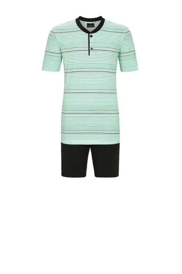 Ringela heren pyjama: Gestreept, Blauw ( RIN.574 )