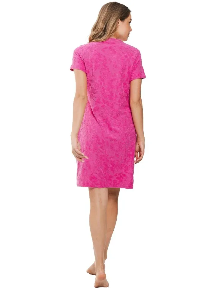 Pastunette Rebelle dames nachthemd: Zomer badstof, Pink ( PAS.100 )