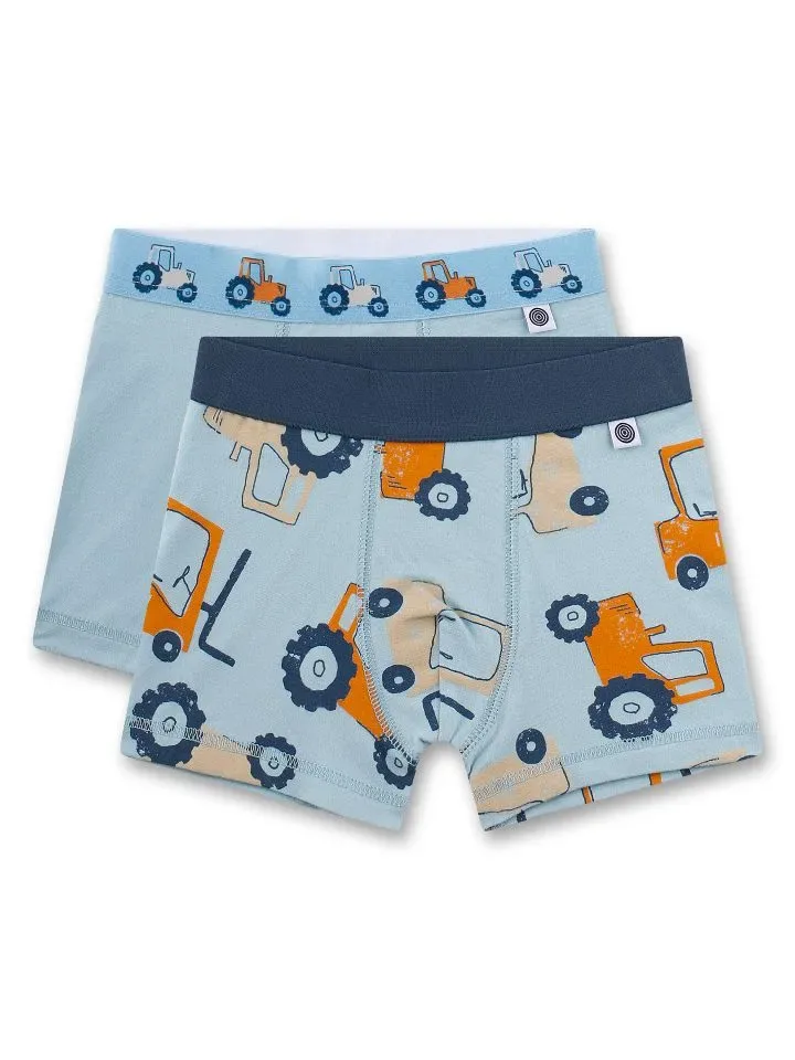 Sanetta Duopack Jongens boxer: Tractor ( SAN.147 )