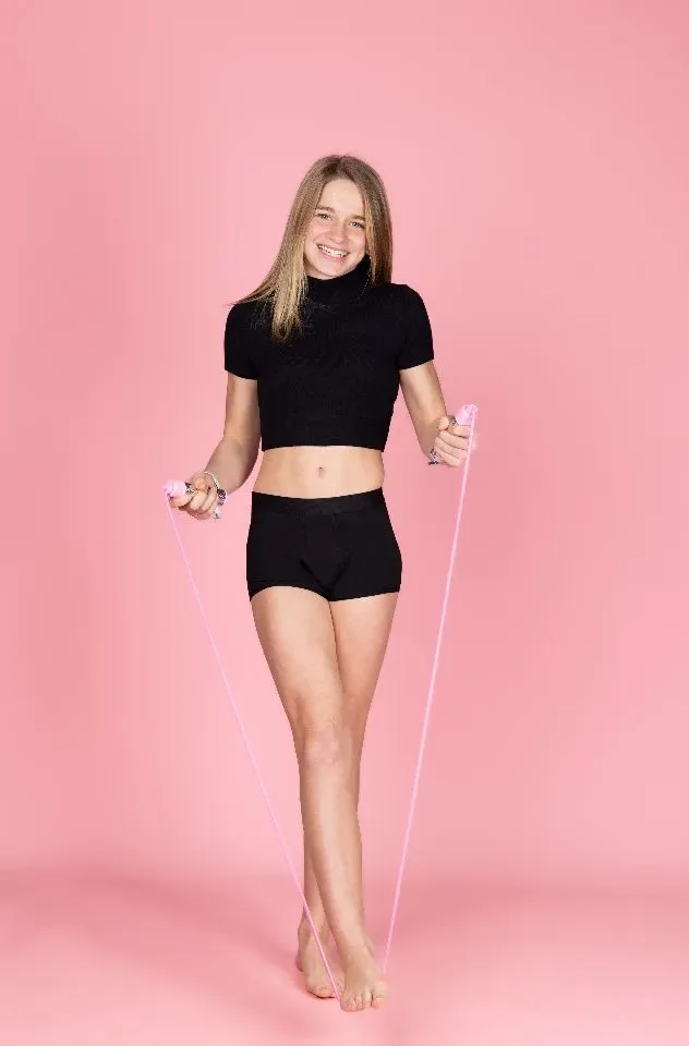 Moi & Marie Menstruatrie slip: Nikki, Zwart, Boxershort dag ( MOI.4 )