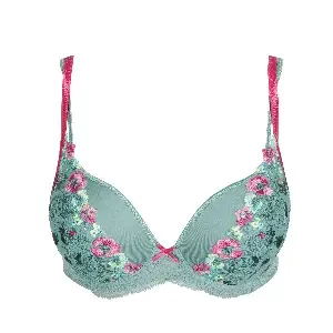 Marie jo Voorgevormde BH: Lizelot, Bali Green, Euorpese Maten, Hartvorm ( MJO.288 )
