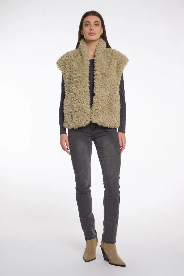 Rino & Pelle teddy bodywarmer: Freya, Green Mist, ( RINO.77 )