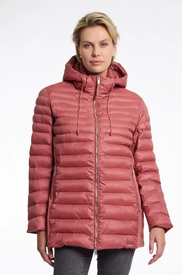 Rino & Pelle Winterjas met kap: Indira, Red Ochre ( RINO.80 )