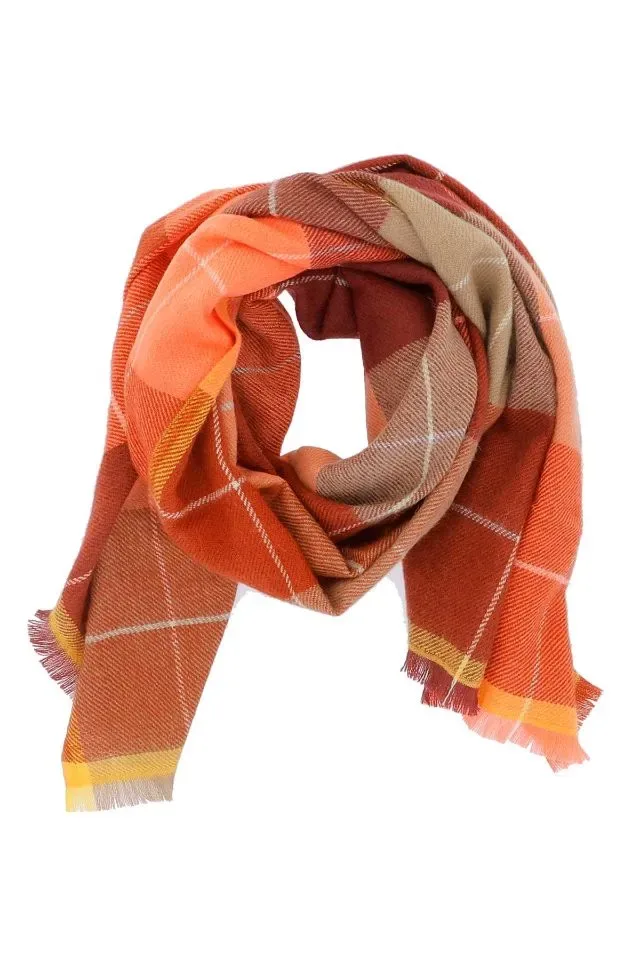 Signe Nature Sjaal: verschillede kleuren, warm ( Signe.1328 )