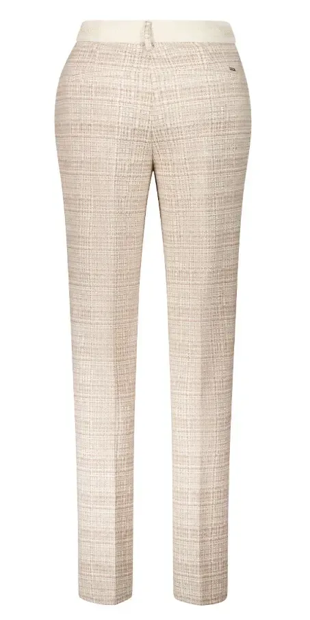 Gardeur Broek: Friedl1, Beige, Elastiek en knoop ( GAR.15 )