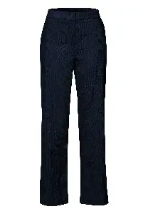 Frank Walder dames broek: Anna, Donker blauw, ribfluweel, elastiek in de lenden ( WAL.74 )