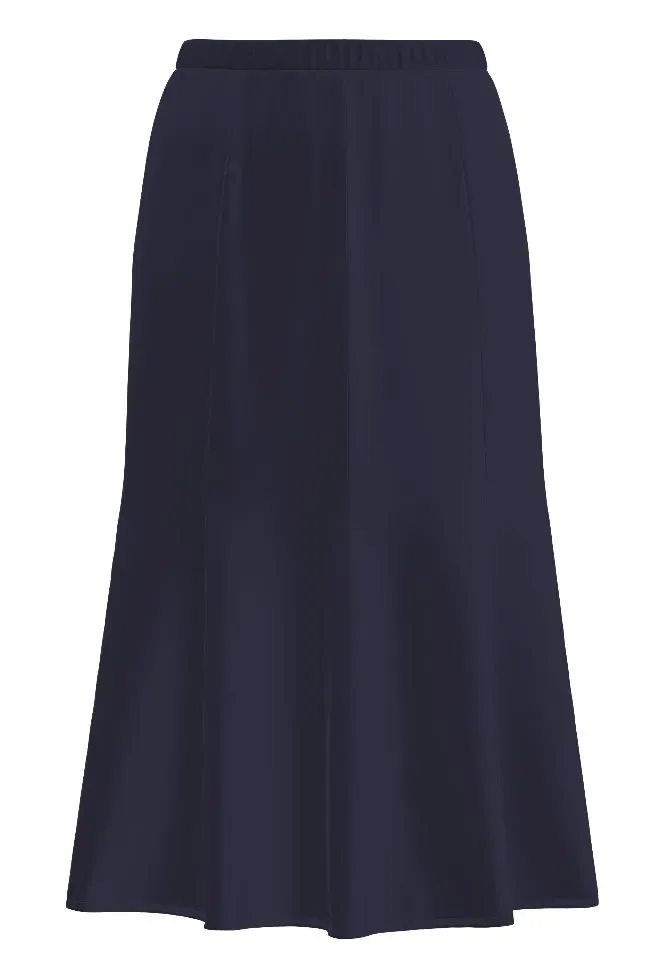 Frank Walder Dames Klok rok: Donker blauw ( WAL.84 )