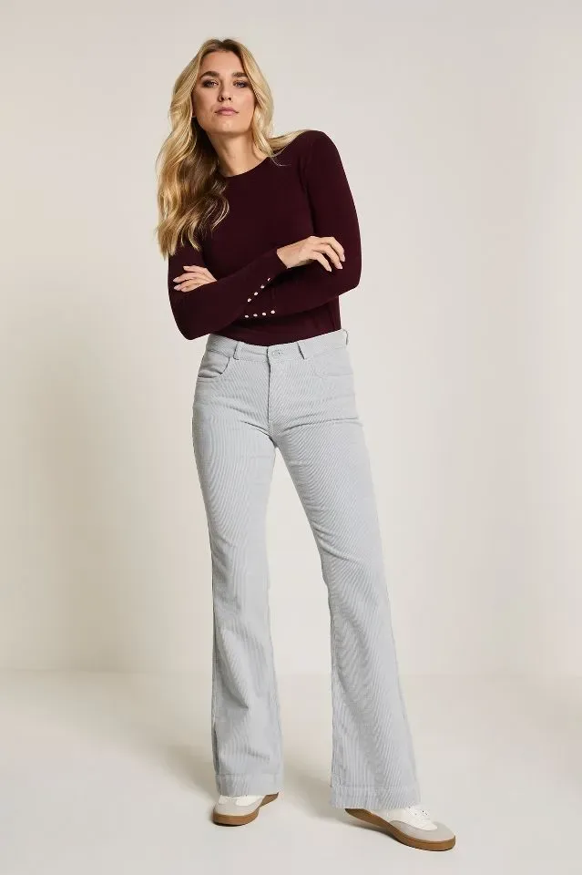 Para Mi Dames Broek: Jade, Vintage corduroy, Dusty Blue ( PARA.374 )