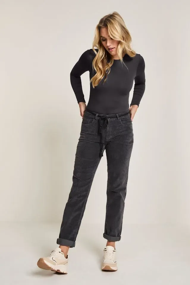 Para Mi Dames Broek: Bobby, Vintage corduroy, Deep Antra ( PARA.375 )