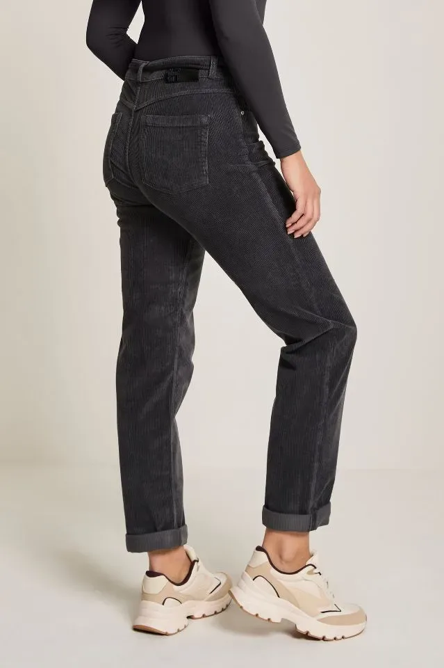 Para Mi Dames Broek: Bobby, Vintage corduroy, Deep Antra ( PARA.375 )