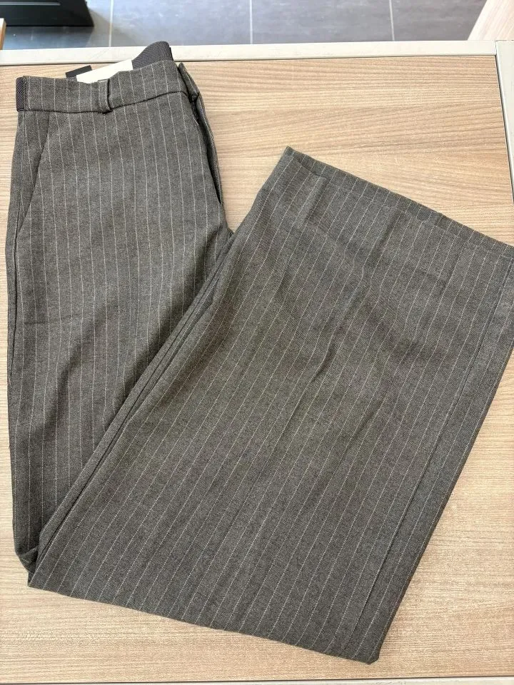 Para Mi Dames Broek: Cloë elastic, city program, Pinstripe Antracite, L32 ( PARA.377 )