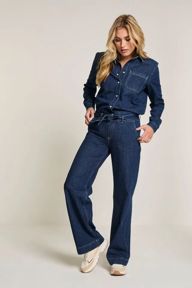 Para Mi Jeans broek: Mira Scarf, Daily Denims, Deep Blue ( PARA.371 )