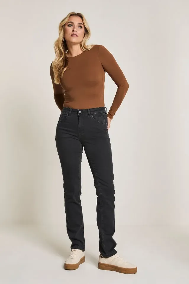 Para Mi Jeansbroek: Angie Fancy, Pure black, Daily Denims L32 ( PARA.379 )