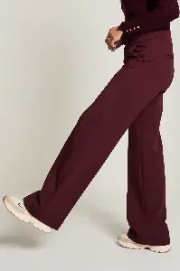 Para Mi Broek: Mira Elastic, Twill Jersey, Burgundy Red L32 ( PARA.368 )