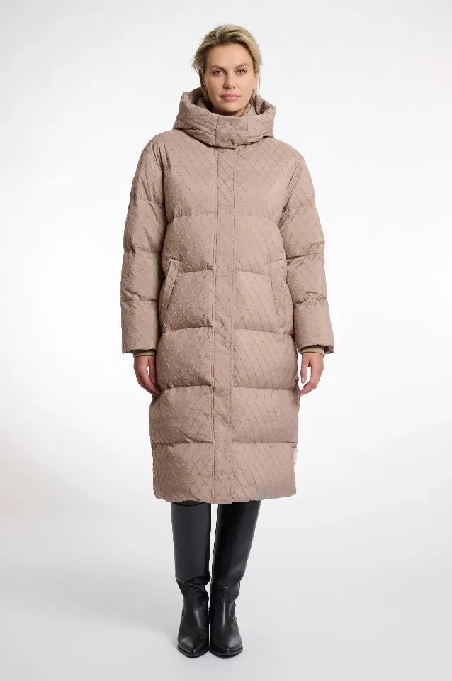 Rino & Pelle winterjas: Zestte, Toffee kleur, lang model ( RINO.86 )