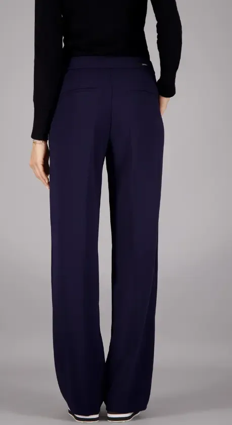 Gardeur Dames broek: Franco800, Blauw, Elastiek in de lenden ( GAR.21 )