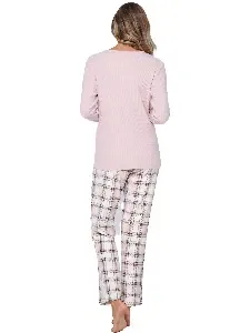 Pastunette pyjama Dames: Pink, Fleece ( PAS.108 )