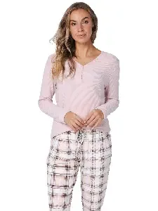 Pastunette pyjama Dames: Pink, Fleece ( PAS.108 )