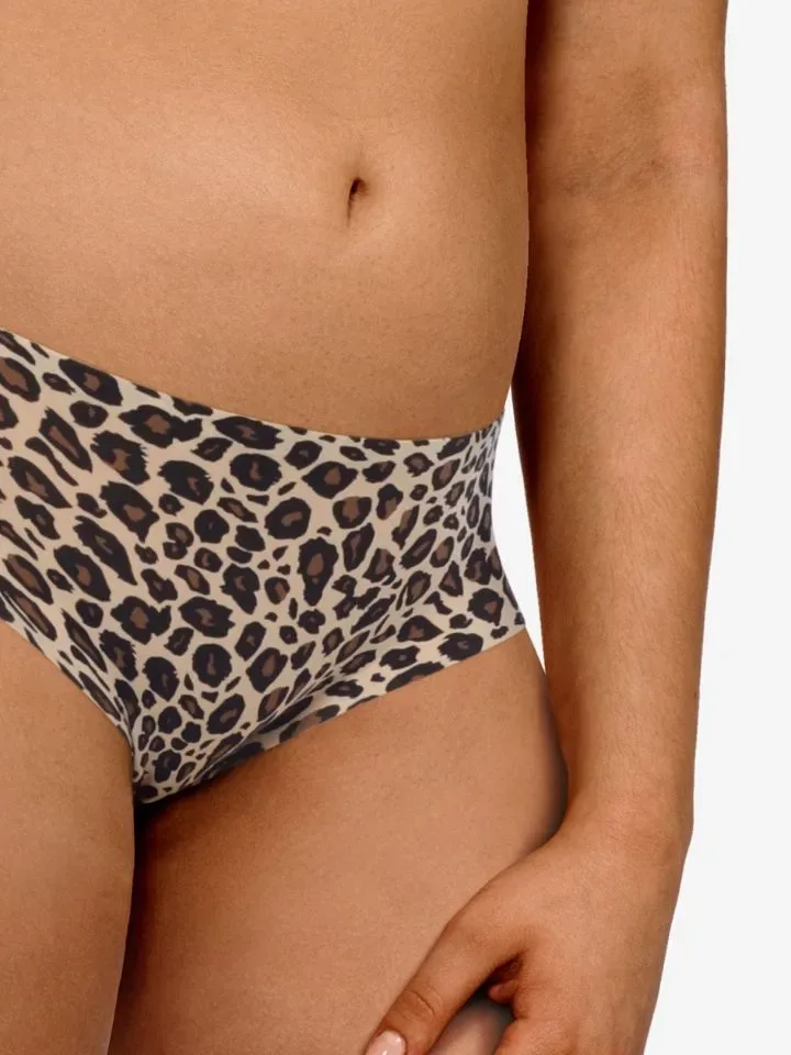 Chantelle softstretch Hipster: Leopard Print, Shorty model, naadloos ( TU: XS/XL ) ( CHAN.1 )