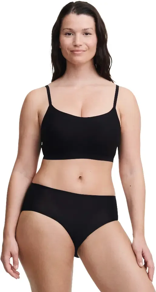 Chantelle softstretch Hipster: Zwart, Shorty model, naadloos ( TU: XS/XL ) ( CHAN.5 )