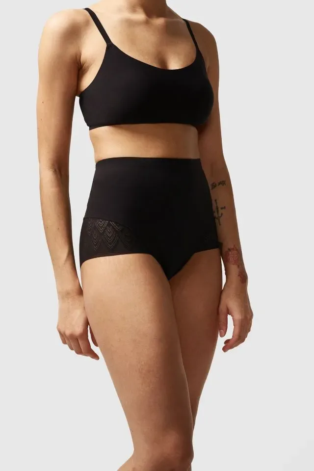 Chantelle Shaping full brief: Zwart corrigerend, taille slip ( CHAN.17 )