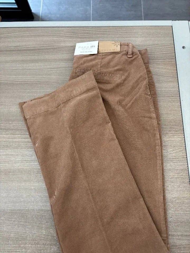 Para Mi broek: Vayen, ribcord, Light Brown ( PARA.384 )