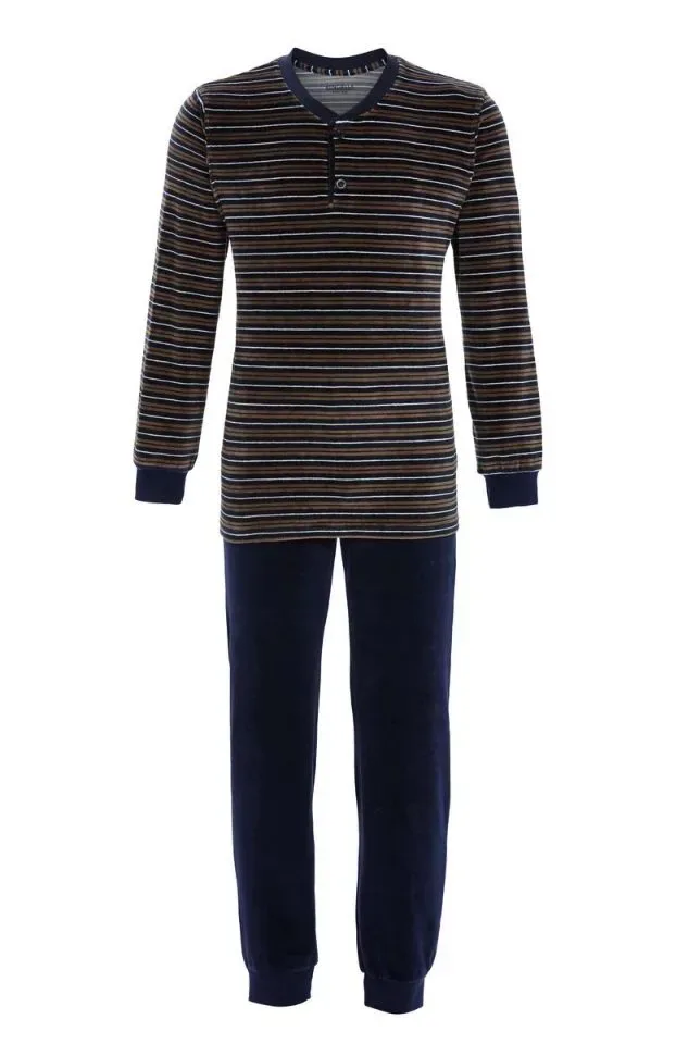 Ringella Pyjama Heren: Velours, Warme winter ( RIN.587 )