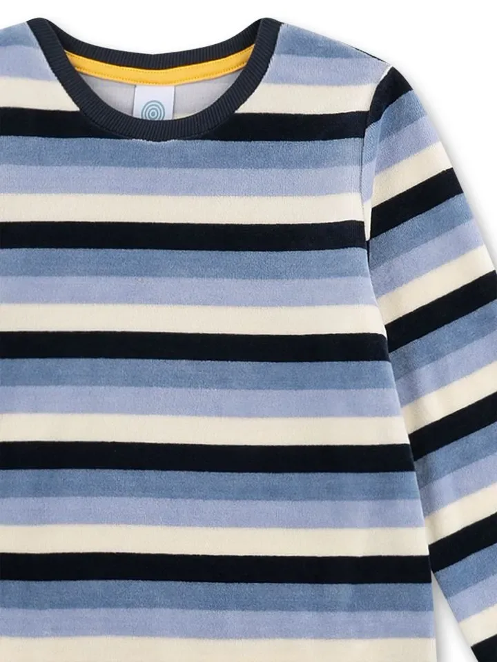 Sanetta Pyjama Jongens: Blauw gestreept ( SAN.160 )