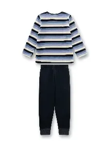 Sanetta Pyjama Jongens: Blauw gestreept ( SAN.160 )