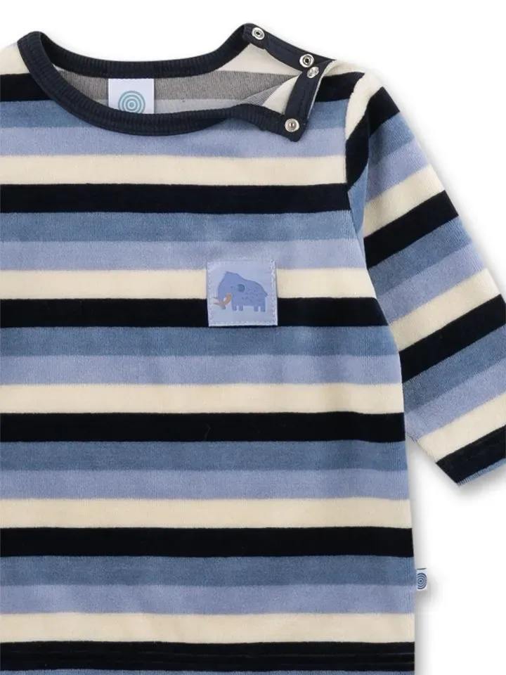 Sanetta Pyjama Jongens: Blauw gestreept, vanaf 18 maand ( SAN.161 )