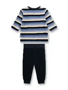 Sanetta Pyjama Jongens: Blauw gestreept, vanaf 18 maand ( SAN.161 )