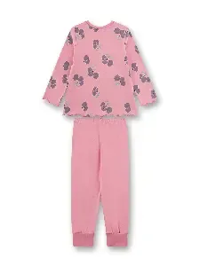 Sanetta Meisjes Pyjama: Roze, kersen, Katoen ( SAN.162 )