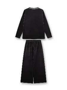 Sanetta Pyjama Jongens: Smile, Antracite, Velours stof ( SAN.163 )