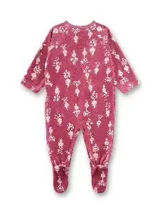 Sanetta Romper pyjama Meisjes: Bordeaux, velours, Rode bietjes ( SAN.169 )