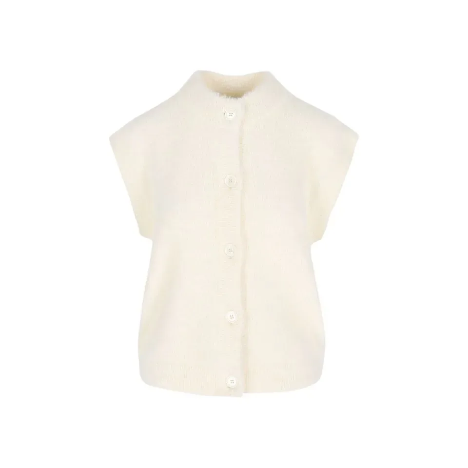 Punto Gilet zonder mouwen: Ecru of Navy, Elini ( ONE.53 / ONE.54 )