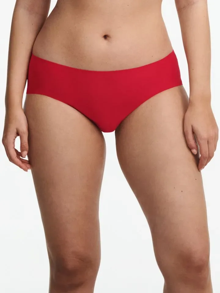 Chantelle softstretch Hipster: Poppy Red, Shorty model, naadloos ( TU: XS/XL ) ( CHAN.19 )
