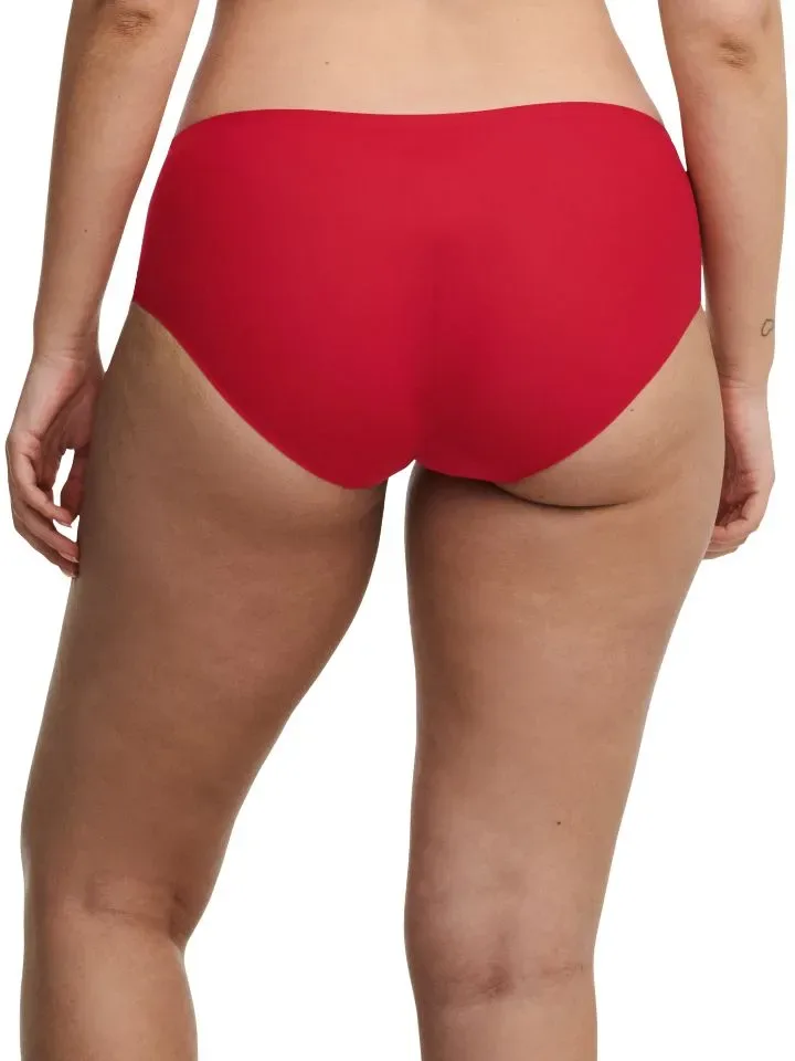 Chantelle softstretch Hipster: Poppy Red, Shorty model, naadloos ( TU: XS/XL ) ( CHAN.19 )