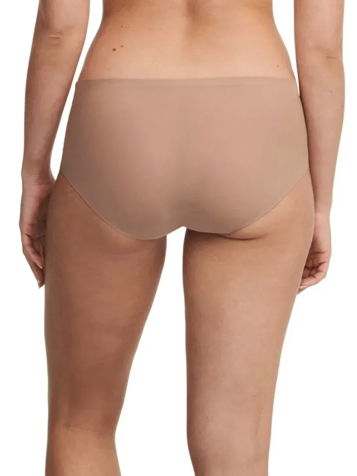 Chantelle softstretch Hipster: Coffee Latte, Shorty model, naadloos ( TU: XS/XL ) ( CHAN.20 )